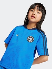 adidas Originals Blue Little Kids T-Shirt and Shorts Set - Image 5 of 8