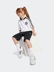 adidas Originals White Little Kids T-Shirt and Shorts Set - Image 3 of 8