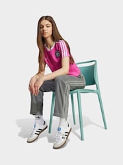 adidas Originals Pink Cropped T-Shirt Kids - Image 5 of 6