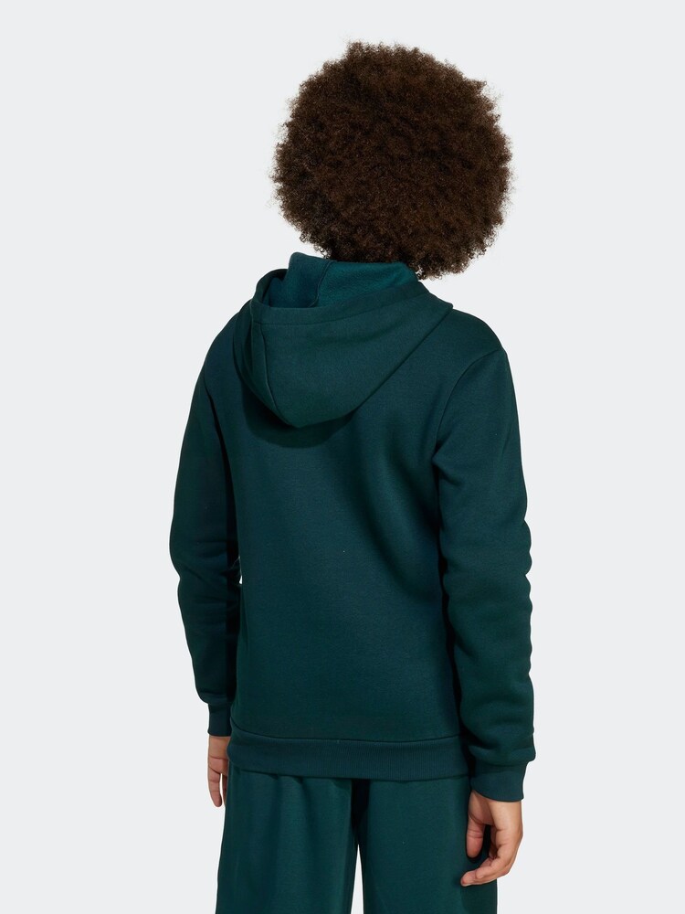 Grün - adidas Essentials Collegiate Hoodie Kids - Bild 2 von 5