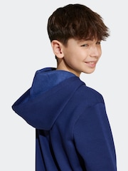 Blue Essentials Collegiate Hoodie Kids - Image 3 of 4