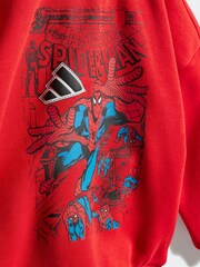 Red Marvel Spider-Man Sweatshirt and Jogger Set Infant Kids - Image 6 of 7