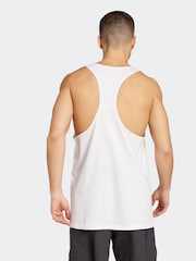 White adidas Power Stringer Vest - Image 2 of 5