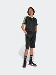 adidas Originals Black Football Kids Shorts - Image 4 of 6