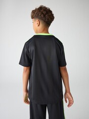 adidas Originals Black Jacquard Kids T-Shirt - Image 2 of 5