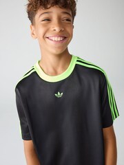 adidas Originals Black Jacquard Kids T-Shirt - Image 4 of 5