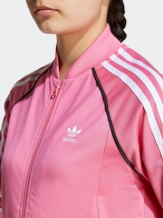 adidas Originals Pink Adicolor SST Kids Track Top - Image 4 of 5