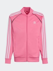 adidas Originals Pink Adicolor SST Kids Track Top - Image 5 of 5