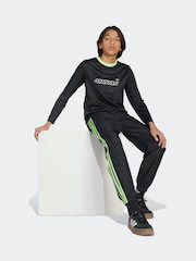 adidas Originals Black Kids Football Joggers - Image 3 of 6