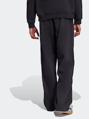 adidas Originals Black Trefoil Essentials Open Hem Joggers - Image 2 of 6