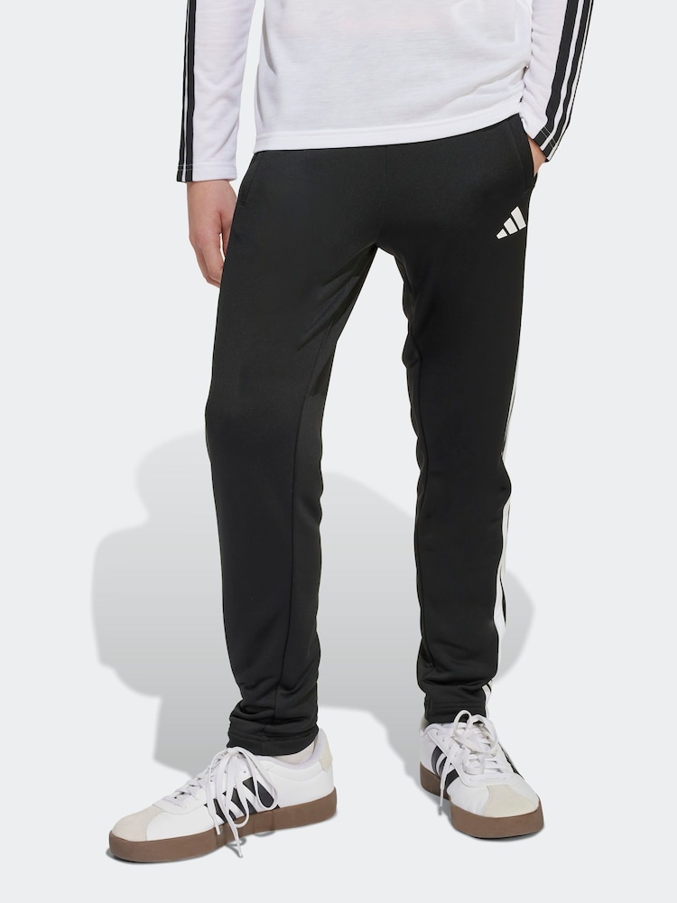 adidas Black 3-Stripes Joggers Kids - Image 1 of 6