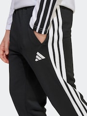 adidas Black 3-Stripes Joggers Kids - Image 3 of 6
