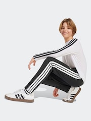 adidas Black 3-Stripes Joggers Kids - Image 5 of 6