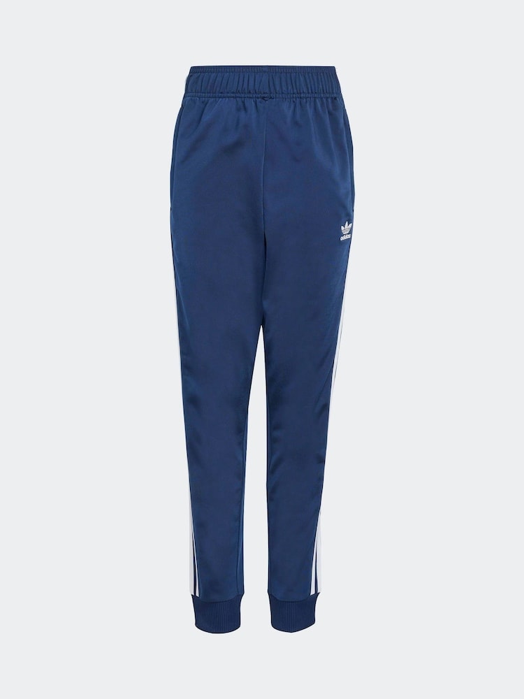 adidas Originals Blue Adicolor SST Track Joggers Kids - Image 6 of 6