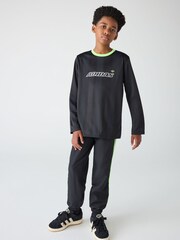 adidas Originals Black Long Sleeve Kids Top - Image 3 of 6
