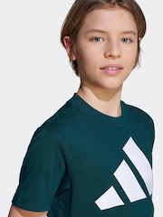adidas Green Essentials Kids T-Shirt - Image 3 of 4