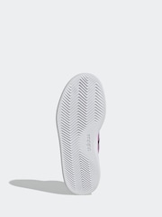 adidas Purple/Lilac Breaknet 3.0 Elastic Lace Kids Trainers - Image 7 of 9
