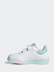 adidas White Tensaur Hook and Loop Kids Trainers - Image 2 of 9
