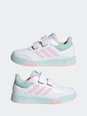 adidas White Tensaur Hook and Loop Kids Trainers - Image 5 of 9