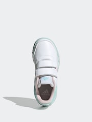 adidas White Tensaur Hook and Loop Kids Trainers - Image 6 of 9