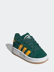 adidas Originals Green Campus Trainers - Image 1 of 11