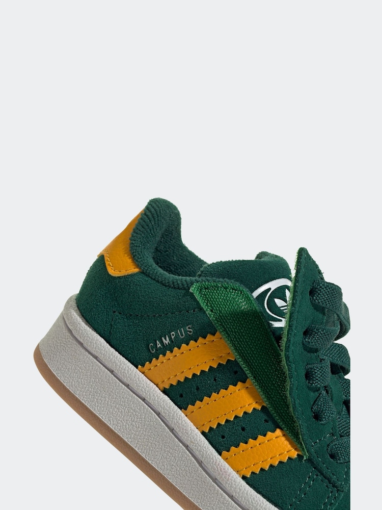 adidas Originals Green Campus Trainers - Image 11 of 11