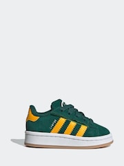 adidas Originals Green Campus Trainers - Image 3 of 11