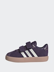 adidas Purple VL Court 3.0 Trainers - Image 2 of 9