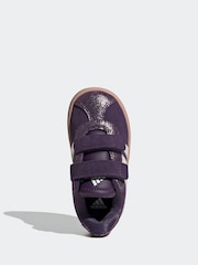 adidas Purple VL Court 3.0 Trainers - Image 6 of 9
