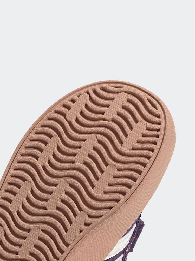 adidas Purple VL Court 3.0 Trainers - Image 9 of 9