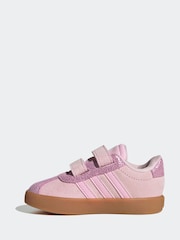 adidas Pink VL Court 3.0 Trainers - Image 2 of 9