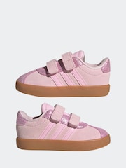 adidas Pink VL Court 3.0 Trainers - Image 5 of 9