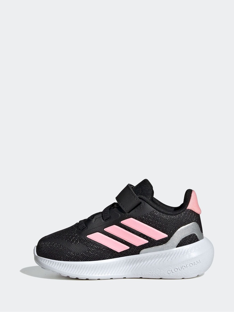 adidas Black Runfalcon 5 Running Trainers - Image 2 of 8