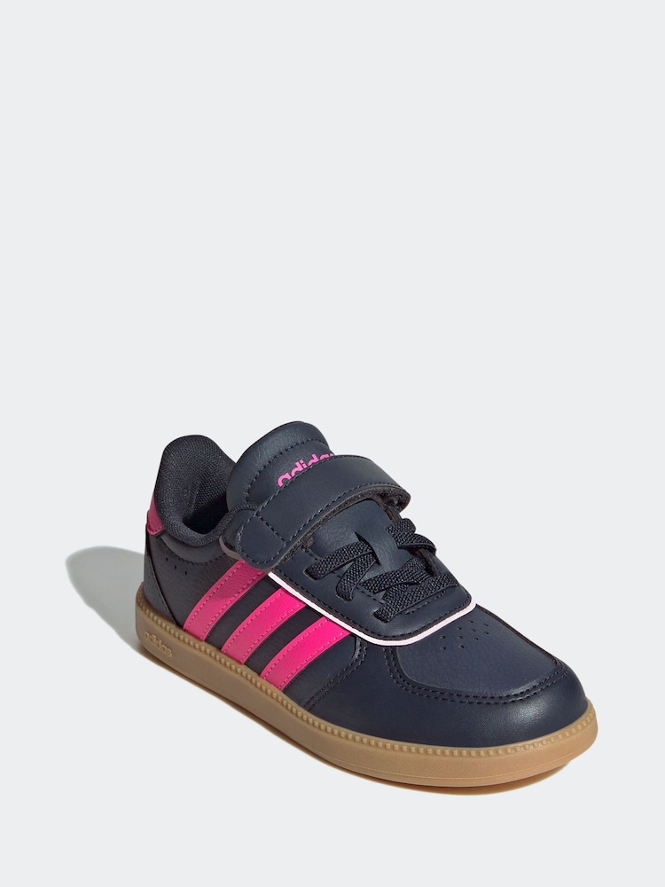 adidas Blue Breaknet Sleek Trainers - Image 1 of 10