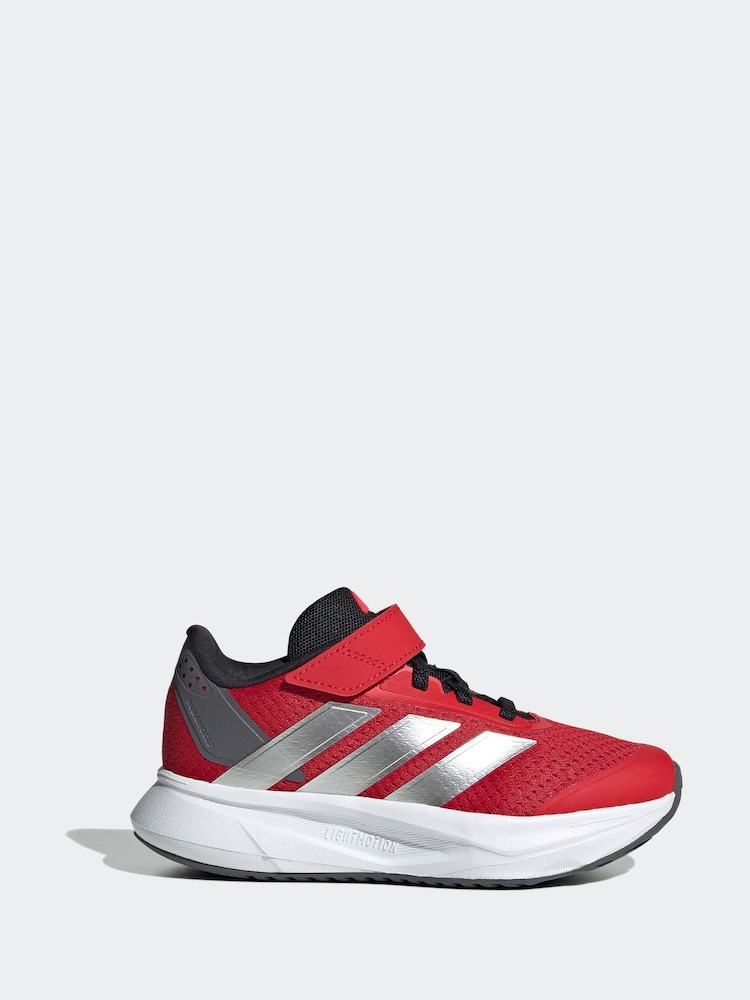adidas Red Duramo SL Hook and Loop Running Kids Trainers - Image 1 of 9