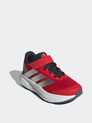 adidas Red Duramo SL Hook and Loop Running Kids Trainers - Image 3 of 9