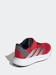 adidas Red Duramo SL Hook and Loop Running Kids Trainers - Image 4 of 9