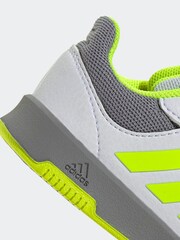 adidas White/Green/Grey Tensaur Hook and Loop Infant Trainers - Image 8 of 9