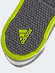 adidas White/Green/Grey Tensaur Hook and Loop Infant Trainers - Image 9 of 9