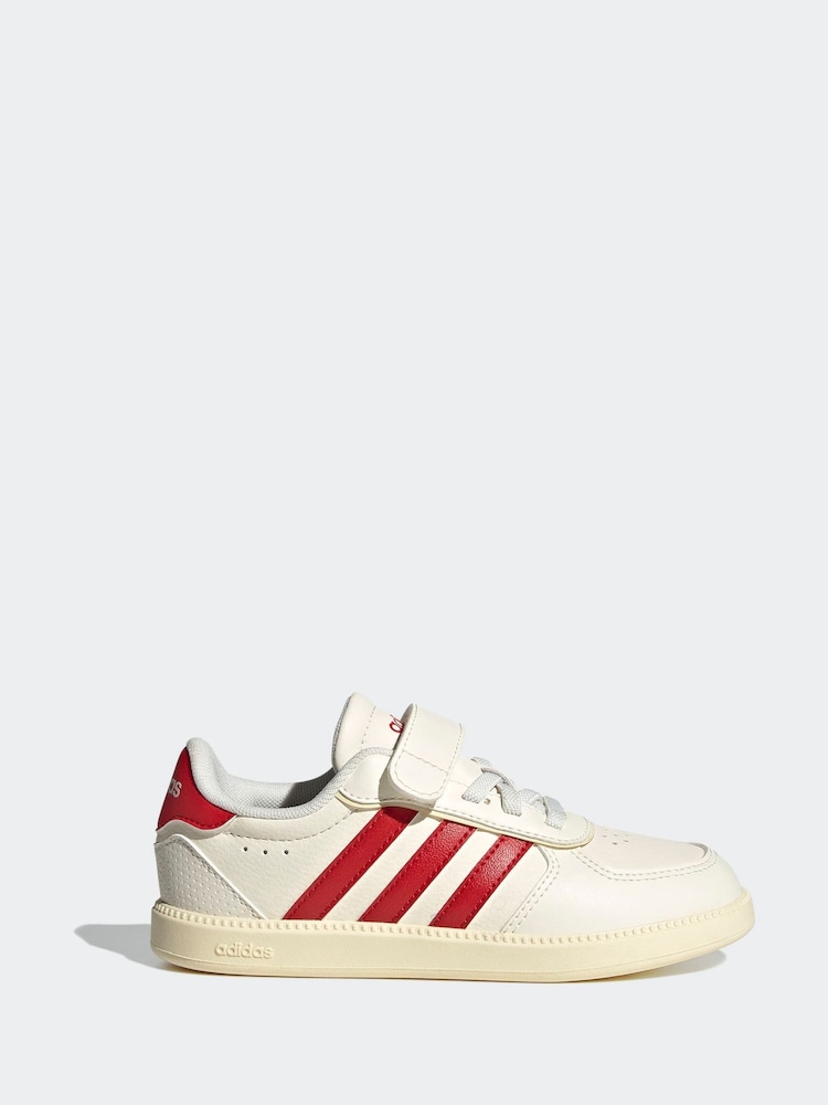 adidas White Breaknet Sleek Trainers - Image 1 of 9