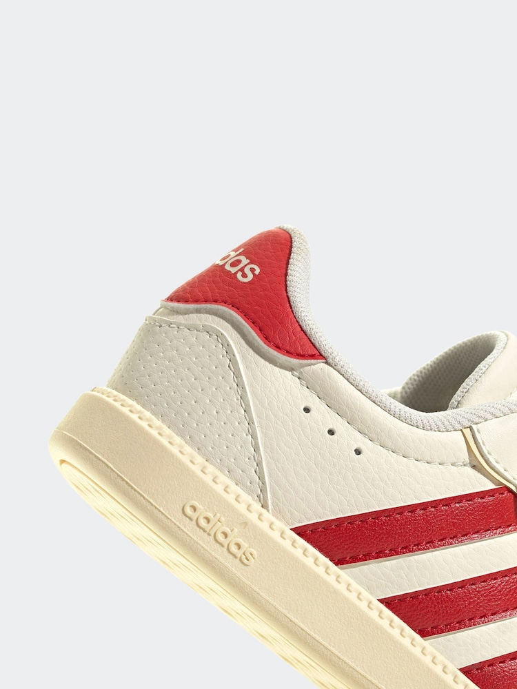 adidas White Breaknet Sleek Trainers - Image 9 of 9