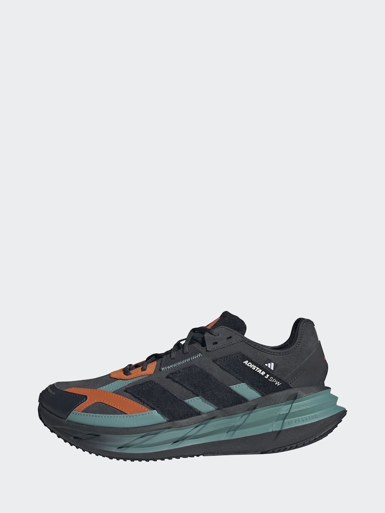 adidas Grey Adistar 3 Sportswear Trainers - Image 2 of 10 adidas Grey Adistar 3 Sportswear Trainers - Image 2 of 10