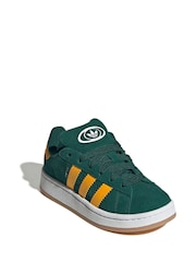 adidas Originals Green Campus Trainers - Image 3 of 9