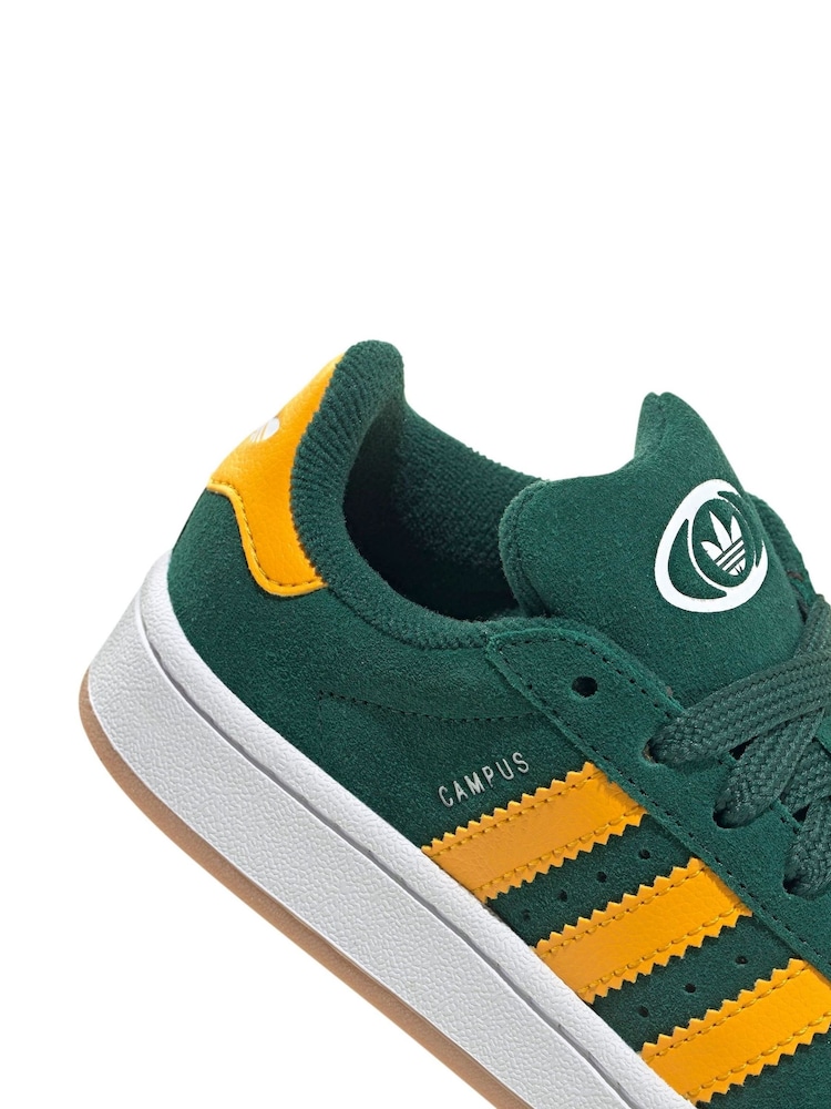 adidas Originals Green Campus Trainers - Image 9 of 9