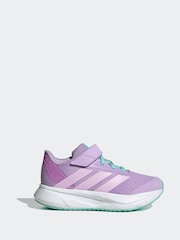 adidas Purple Duramo SL Hook and Loop Running Kids Trainers - Image 1 of 9