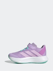 adidas Purple Duramo SL Hook and Loop Running Kids Trainers - Image 2 of 9