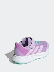 adidas Purple Duramo SL Hook and Loop Running Kids Trainers - Image 4 of 9