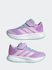 adidas Purple Duramo SL Hook and Loop Running Kids Trainers - Image 5 of 9