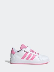 adidas White Grand Court 2.0 El C Trainers - Image 1 of 8