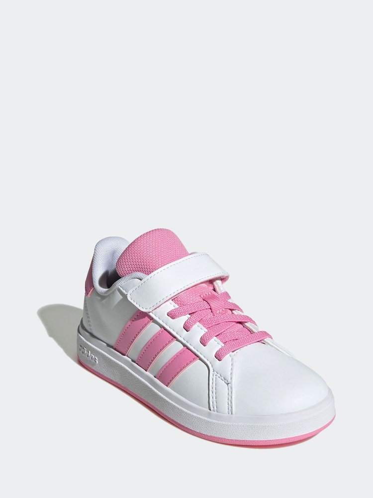 adidas gazelle silver green womens adidas Grand Court Alpha Women's Shoes, Size: 11, Black White main image 0